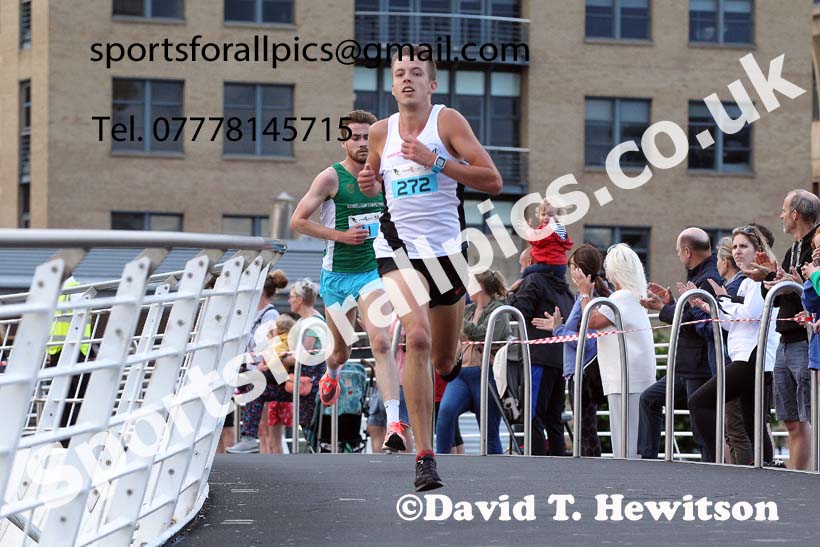 Quayside 5k Road Race, Newcastle/Gateshead, 2021, August 11th. Photo: David T. Hewitson/Sports for All Pics